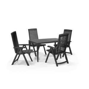 XXXL ZAHRADNÍ JÍDELNÍ SET plast