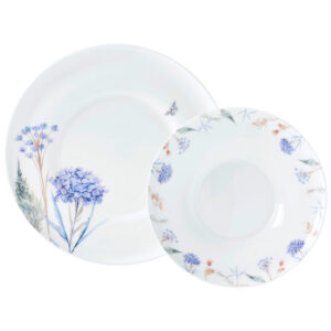 Novel JÍDELNÍ SOUPRAVA jemný kostní porcelán (fine bone china) keramika