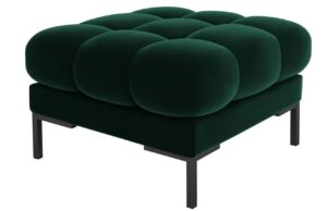 Micadoni Sametová podnožka Mamaia 60 x 60 cm