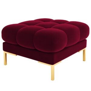 Micadoni Sametová podnožka Mamaia 60 x 60 cm