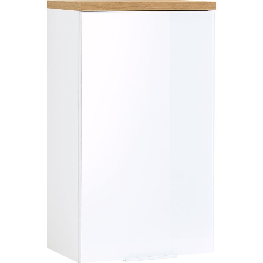 Germania Bílá koupelnová skříňka Pescara 69 x 39 cm s dubovou deskou