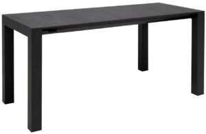 Antracitový hliníkový rozkládací zahradní stůl No.111 Mindo 162/199 x 60 cm