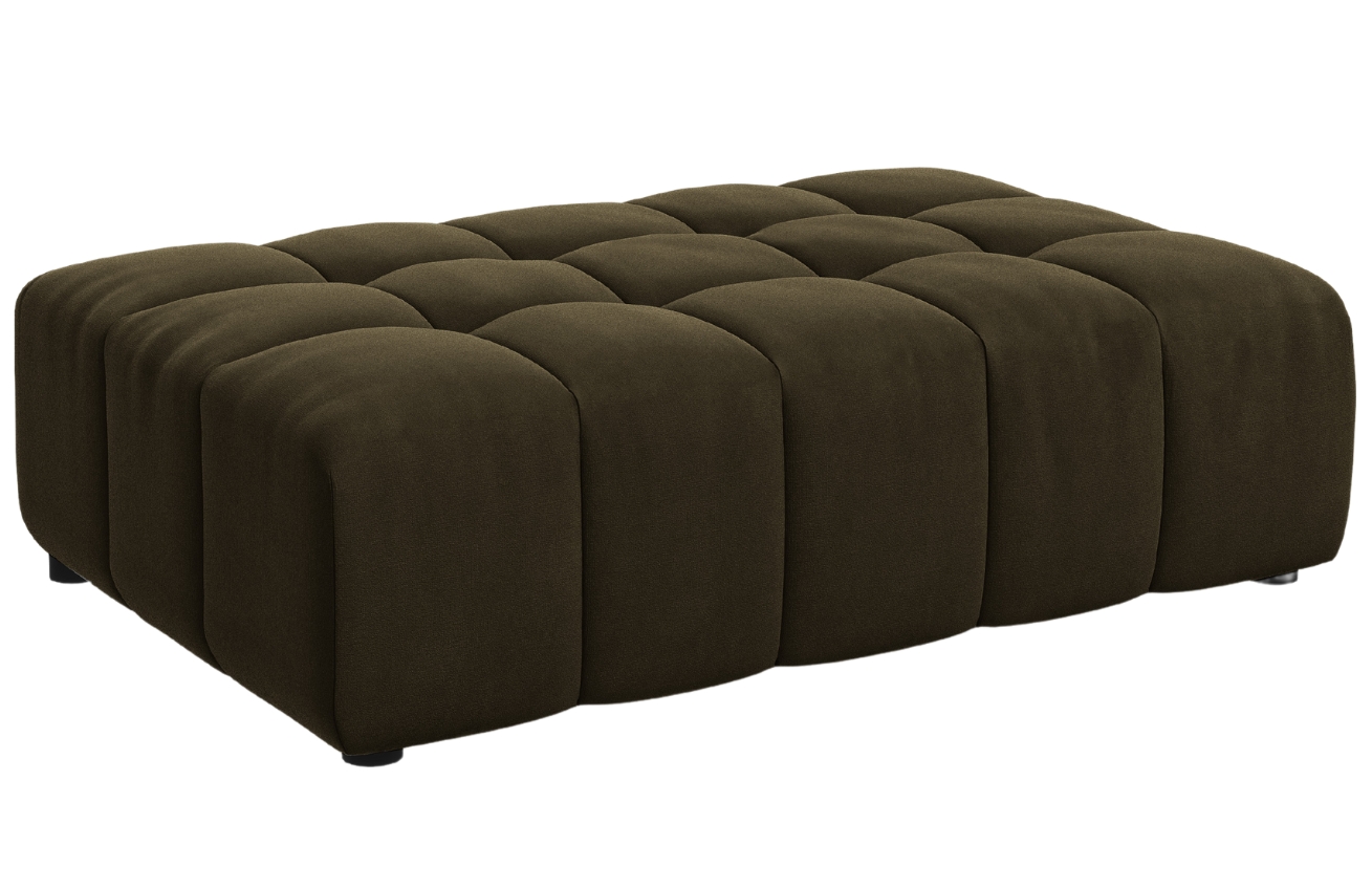 Cosmopolitan Design Sametová podnožka Chicago 102 x 80 cm