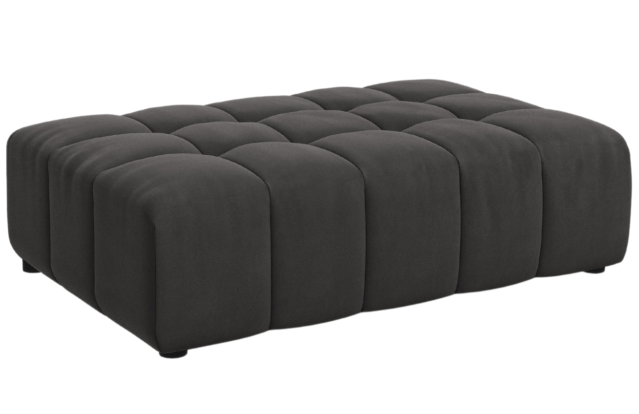 Cosmopolitan Design Sametová podnožka Chicago 102 x 80 cm