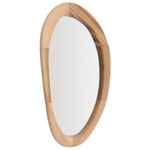 Dřevěné závěsné zrcadlo Kave Home Selem 107 x 60 cm