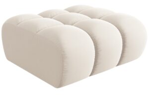 Windsor & Co Sametová podnožka Halley 94 x 94 cm