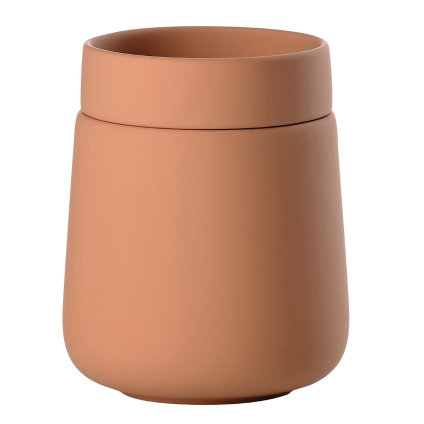 Zone Denmark Oranžový kameninový koupelnový organizér Nova One