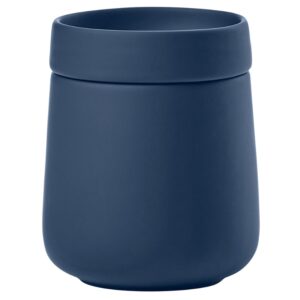 Zone Denmark Tmavě modrý kameninový koupelnový organizér Nova One