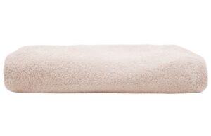 Růžový bouclé potah na taburet Kave Home Kaeli 60 cm