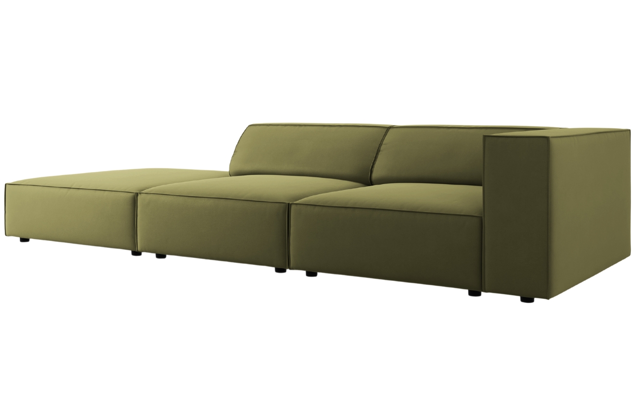 Cosmopolitan Design Sametová pohovka Arendal 262 cm