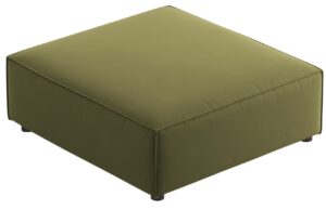 Cosmopolitan Design Sametová podnožka Arendal 102 x 80 cm