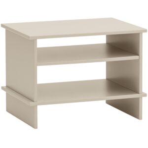 Béžový lakovaný noční stolek Teulat Inari 54 x 40 cm