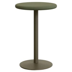 Zelený cementový barový stůl Kave Home Esilda 70 cm