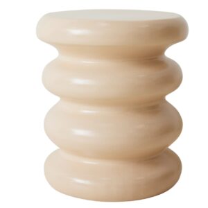 HKLIVING Béžový odkládací stolek Allure 29 cm