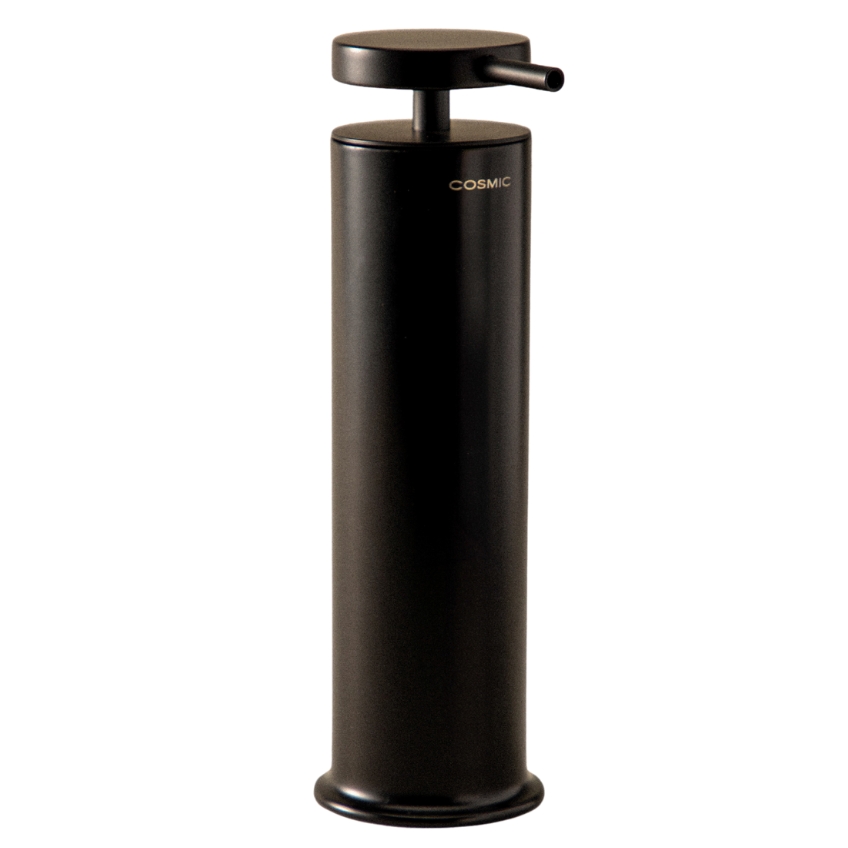 Cosmic Černý kovový dávkovač mýdla Geyser