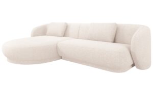 Cosmopolitan Design Světle béžová čalouněná rohová pohovka Camden 289 cm