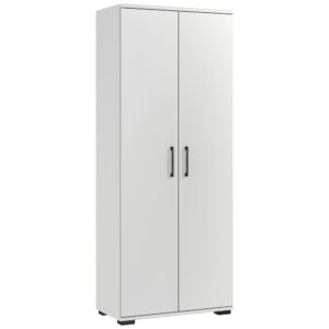 Germania Světle šedá kancelářská skříň Profi 2.0 200 x 80 cm