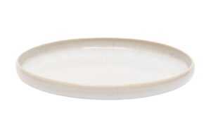 Kave Home Bílý keramický dezertní talíř Uilo 21 cm