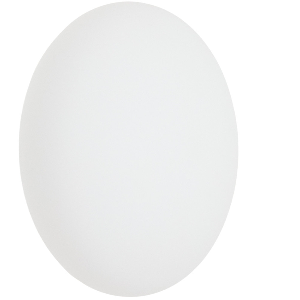 Kave Home Skleněné nástěnné světlo s černou základnou Bamila Ø 25 cm