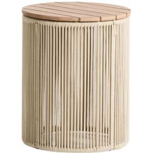 Kave Home Krémový zahradní stolek Dandara 40 cm