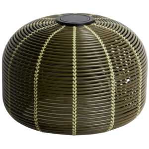 Kave Home Zelená zahradní solární lampa Garoina Ø 50 cm