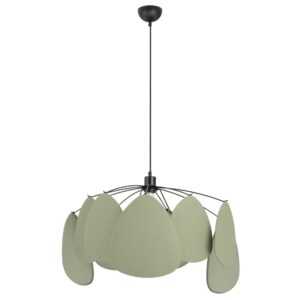Nova Luce Zelené závěsné světlo Olina 70 cm