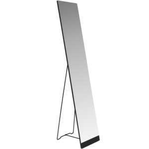 Housecraft Living Černé kovové stojací zrcadlo Stand 148 cm