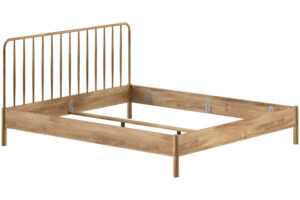 Vipack Dubová postel Olive 180 x 200 cm s čelem